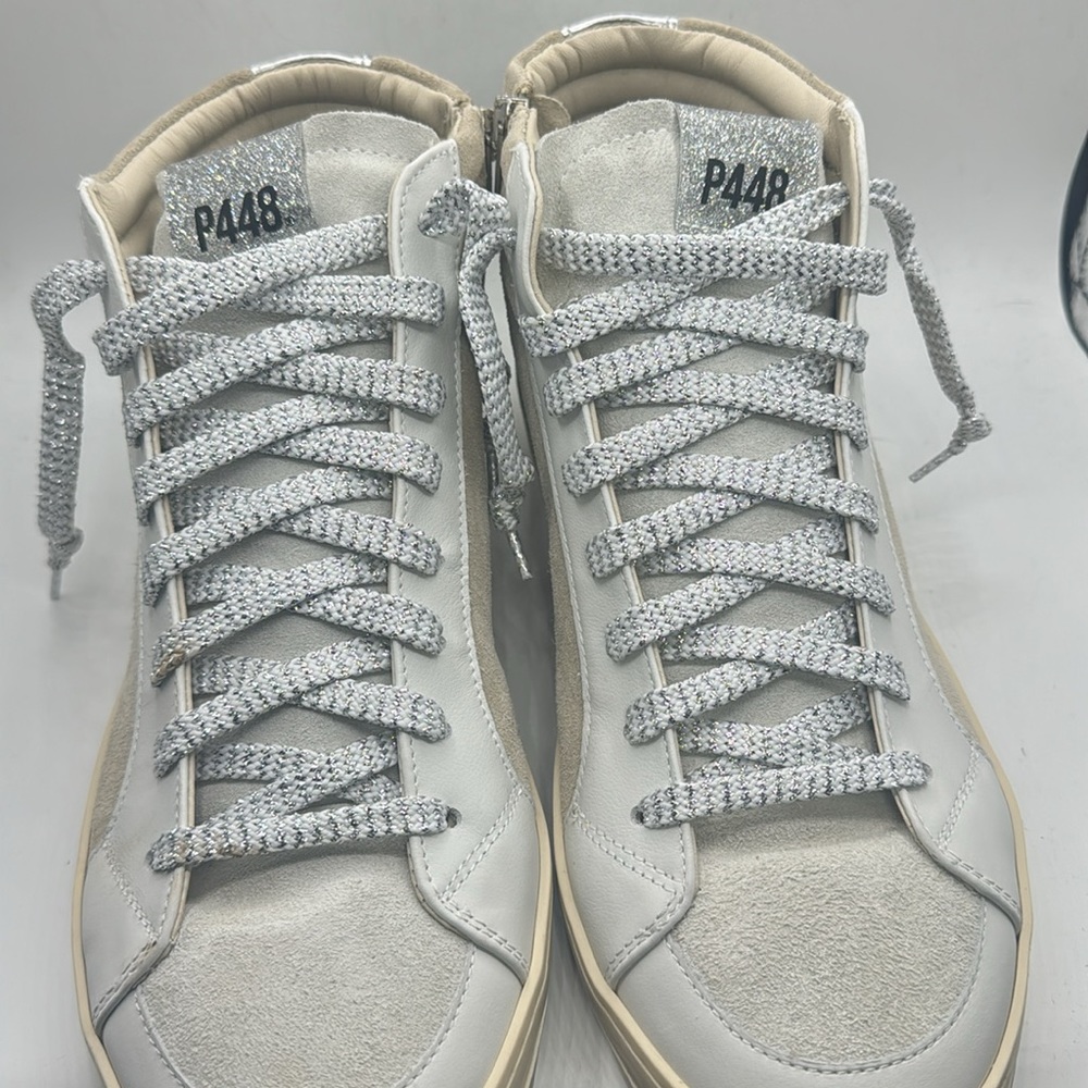 P448 High Top Skate Flex Sneakers Metallic - Picture 7 of 14